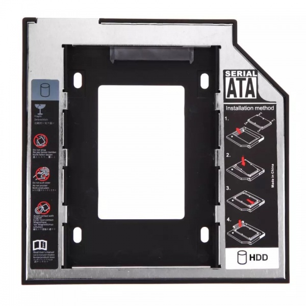 SATA Beépítő keret (optibay) 2,5" HDD 9,5mm